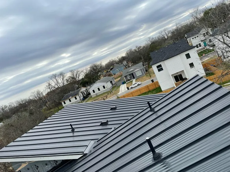 Standing seam metal roof panels with vents for Skylight Repair in Tuckahoe